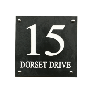 slate house number signs