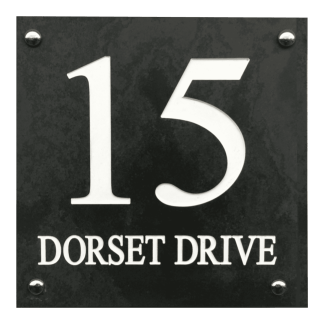 Slate House Name & Numbers