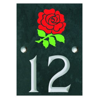 slate house number plaque